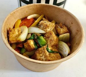 Cashew stir fry with tofu at Rosa's Thai - JBR in Dubai