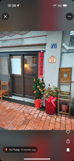 Outside, right off the main street  at 33 in Kinmen