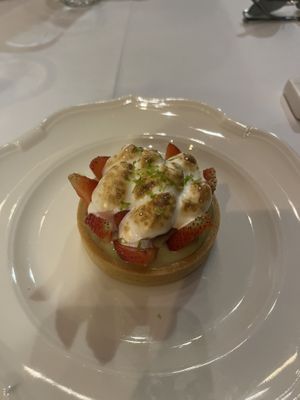 Lemon tart  at Trattoria da Crak  in Padua