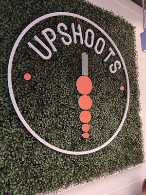 Logo at UpShoots CHQ in Dublin