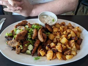 Gyros plate at Mamalicious in Hamburg