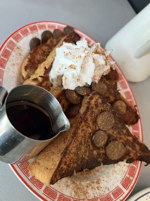 Chocolate French toast  at Mamalicious in Hamburg