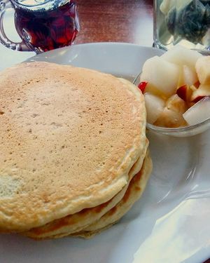 Vegan pancakes at Mamalicious in Hamburg