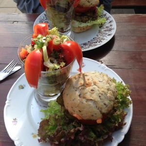 vegan burger at mamaliscious :) sooo good! at Mamalicious in Hamburg