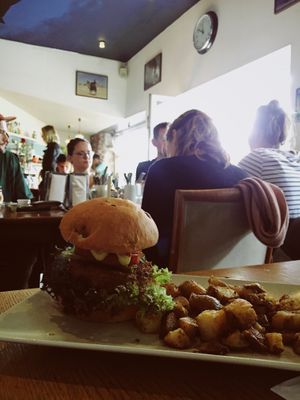 Beyond burger at Mamalicious in Hamburg