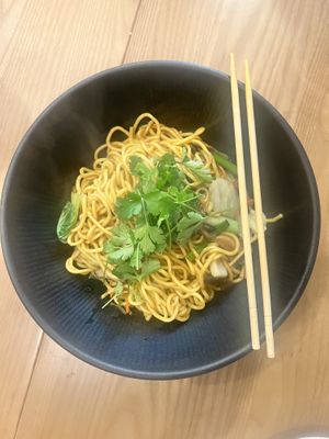 Vegetarian stir fryy  at Dumpling Panda in Fort Lauderdale