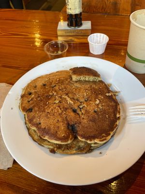 Vegan Blueberry Pancakes   at The Sentient Bean in Savannah