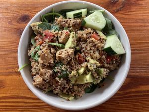 Vegan Super Bowl and it was!  at The Sentient Bean in Savannah