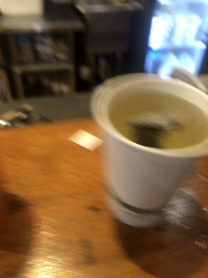 Hot tea jasmine   at The Sentient Bean in Savannah
