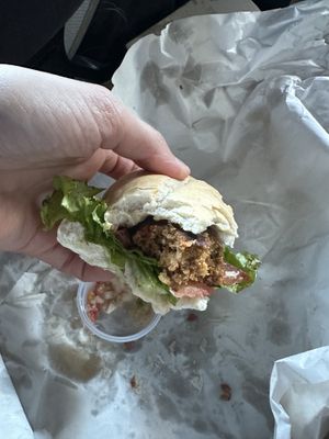 Sausage sandwich   at RELICIOSO in Buenos Aires