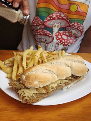 Fugazza sandwich at RELICIOSO in Buenos Aires