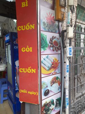 Outside at Bat Nha 1 Vegetarian Restaurant in Ho Chi Minh City