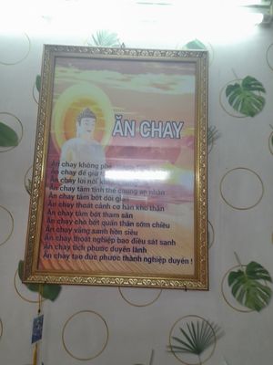 Something about veganism? at Bat Nha 1 Vegetarian Restaurant in Ho Chi Minh City