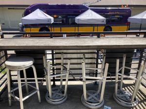 Outside counter seating  at Ada's Technical Books and Cafe in Seattle