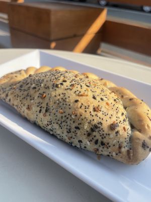 Second breakfast empanada  at Ada's Technical Books and Cafe in Seattle