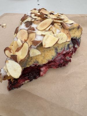 Raspberry scone  at Ada's Technical Books and Cafe in Seattle