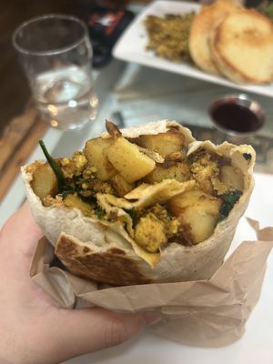 Breakfast Burrito  at Ada's Technical Books and Cafe in Seattle