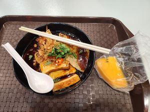 Lor mee at Jing Xin Vegetarian in Central Singapore