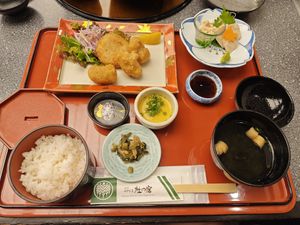  at Restaurant Oomoto in Miyajima