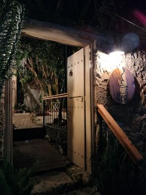 The cafe is tucked away in an alley at Rest in Kyrenia