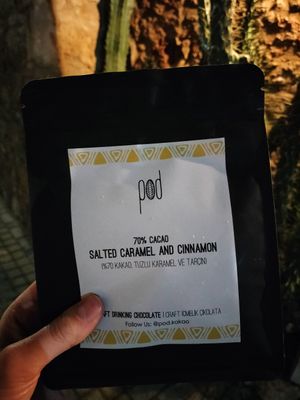 The vegan cocoa we decided to purchase at Rest in Kyrenia