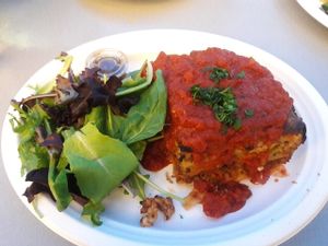 lasagna at Simply Pure in Las Vegas