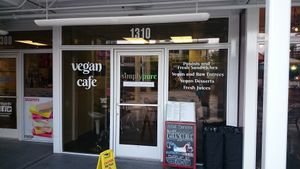 Outside at Simply Pure in Las Vegas