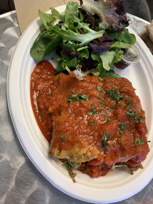 Lasagna  at Simply Pure in Las Vegas