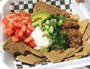 Raw Vegan Nachos   at Raw Chef Renee - The Traveling Carrot Food Truck in Katy