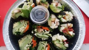 Raw Nori Rolls at Raw Chef Renee - The Traveling Carrot Food Truck in Katy
