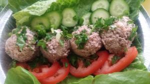 Walnut pate lettuce wrap at Raw Chef Renee - The Traveling Carrot Food Truck in Katy