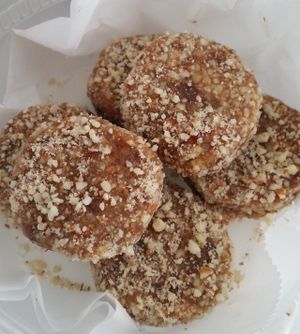 Almond cookies at Raw Chef Renee - The Traveling Carrot Food Truck in Katy