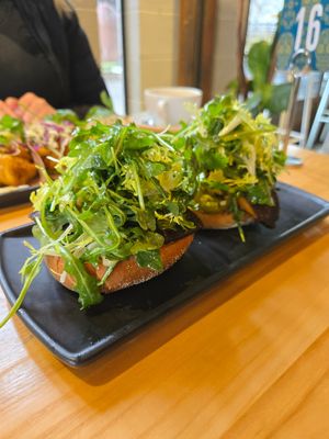 Portobello torta at Southside Century in Napa