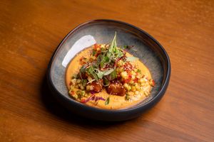 Sticky Cashew Tofu at Kin Restaurant in London