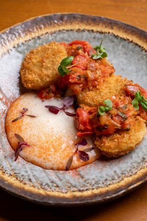 Tomato Trio at Kin Restaurant in London