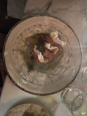 Broad bean croquettes   at Kin Restaurant in London