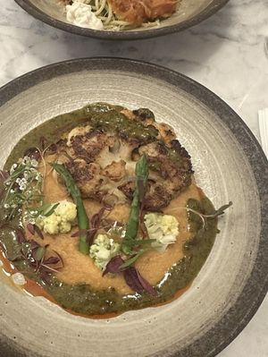 Cauliflower butter bean   at Kin Restaurant in London