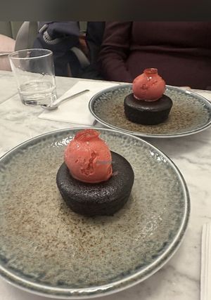 Chocolate pudding   at Kin Restaurant in London
