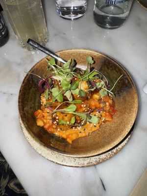 Sticky tofu   at Kin Restaurant in London