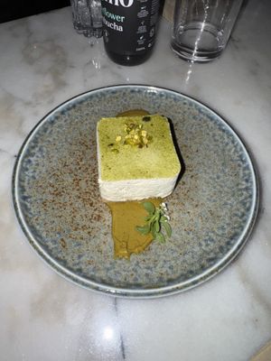 Avocado lime cheesecake  at Kin Restaurant in London