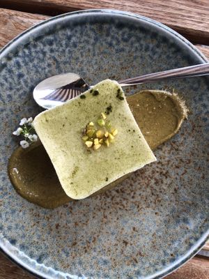 The cheesecake from above  at Kin Restaurant in London