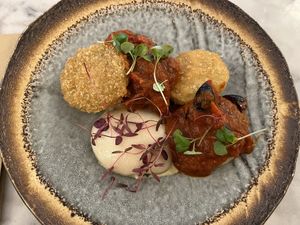 Tomato trio  at Kin Restaurant in London