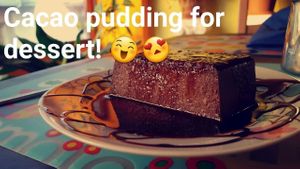 A dessert pudding made Spanish style! at Bar Trasmiera in Santander