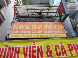 The family house at Bánh Mì Chay Vĩnh Vien in Ho Chi Minh City