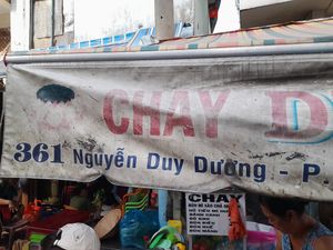 Sign. Could do with a clean at Diệu Hue in Ho Chi Minh City