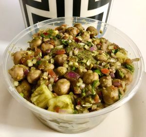 Aloo channa chaat at Banarasi Chaat & Kulfi Wala in Dubai