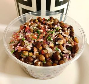 Black channa chaat at Banarasi Chaat & Kulfi Wala in Dubai