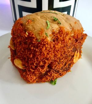 Dabeli  at Banarasi Chaat & Kulfi Wala in Dubai