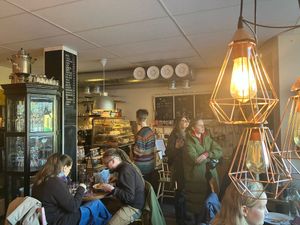 Inside at Cafe Saurahuone in Helsinki