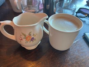 Oat milk at Cafe Saurahuone in Helsinki